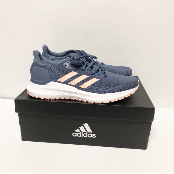 Adidas NEW Ladies 9 Solar Blaze Sneakers Trainers RRP $120 - Picture 2 of 7